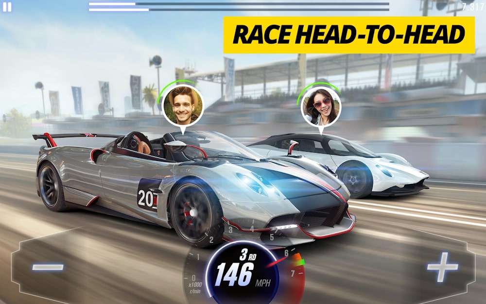 CSR Racing 2 MOD APK + OBB Mars 2022 v Pour Android 3