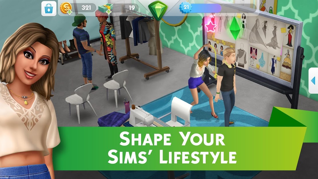 Les Sims Mobile MOD APK v34.0.0.134769 (Argent illimité/Simflouz) 4
