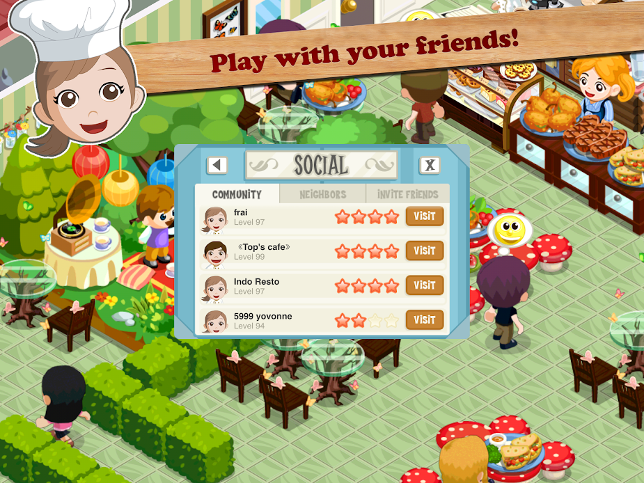 Restaurant Story MOD Apk 2022 v (Unlimited gold) For Android 5