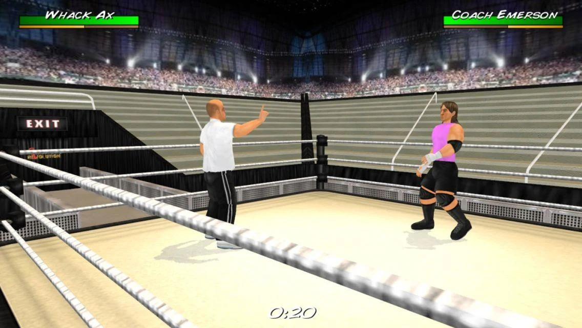 download wrestling revolution 3d mod apk