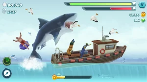 Hungry Shark World Mod Apk 2022 dernier v (argent illimité) 1