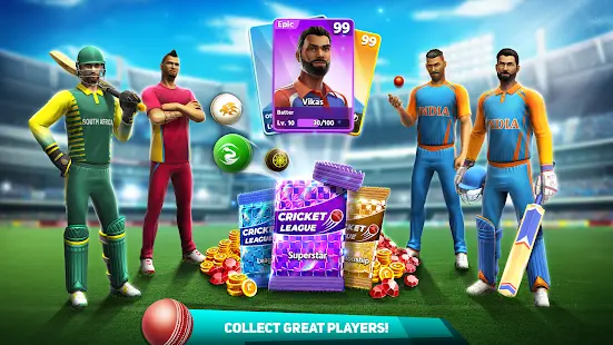 cricket league mod apk unlimited gems and coins 5